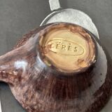 Set of ceres glazed ceramic ramekins, stoneware, france, 1960