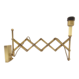 Brass scissor lamp
