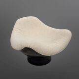 Chaise emblématique de l'ère spatiale Rodica par Mario Brunu pour Comfort, Italie 1960