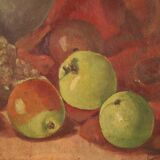 Italian signed still life painting dated 1930