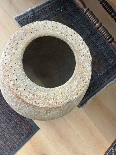 Monolithic stone basin 19th century from the south west origin