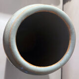 Vase scroll Senozan Tournus stamped ceramic Art