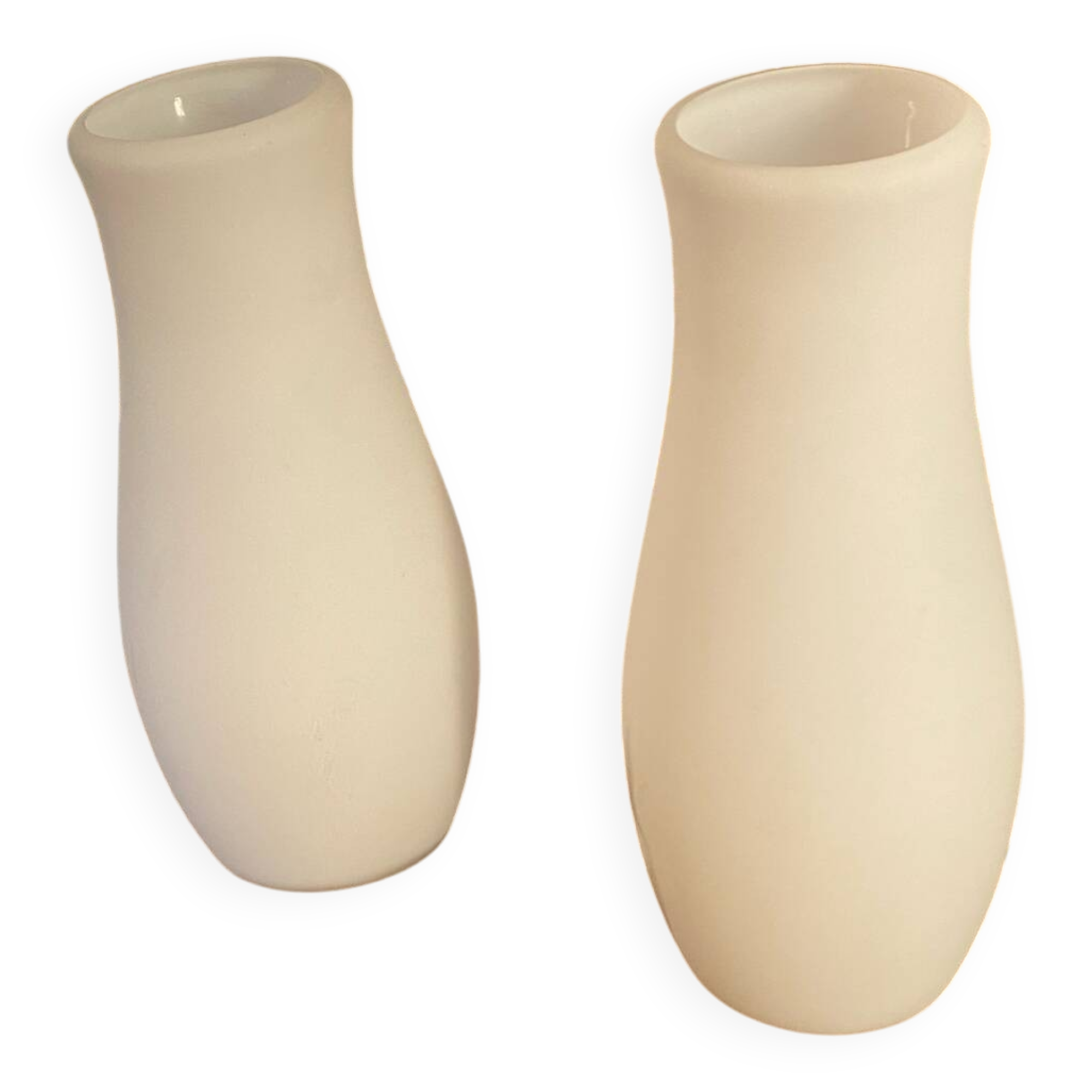 Paire de lampes en verre Mylonit Ikea 1990