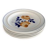 Set of 6 soup plates Moulin des Loups Roubaix