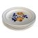 Service of 6 deep plates Moulin des Loups Roubaix