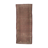 Tapis ancien persan kurde Malayer en longueur 200x490 cm