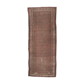 Large old Kurdish Persian carpet Malayer in length 200x490 cm