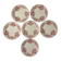6 assiettes plates Terre de Fer U&C Sarreguemines – Modèle Biarritz