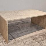 Travertine coffee table attributed to Up & Up, Italy, 1975