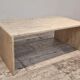 Travertine coffee table attributed to Up & Up, Italy, 1975