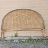 Rattan headboard