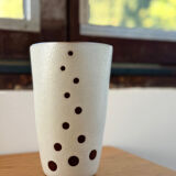 JAAP RAVELLI white ceramic vase signed