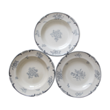 Set of 3 plates Terre de Fer Longchamps