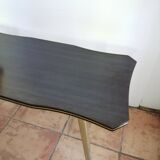Coffee table formica and brass