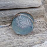 Vintage 1970s soliflore vase in flamed stoneware