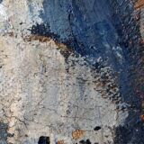 Large oil on canvas Ferruccio Ferri - 1955 - "The Fisherman" canvas 105x75 cm