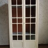 Old Parisian glass cabinet