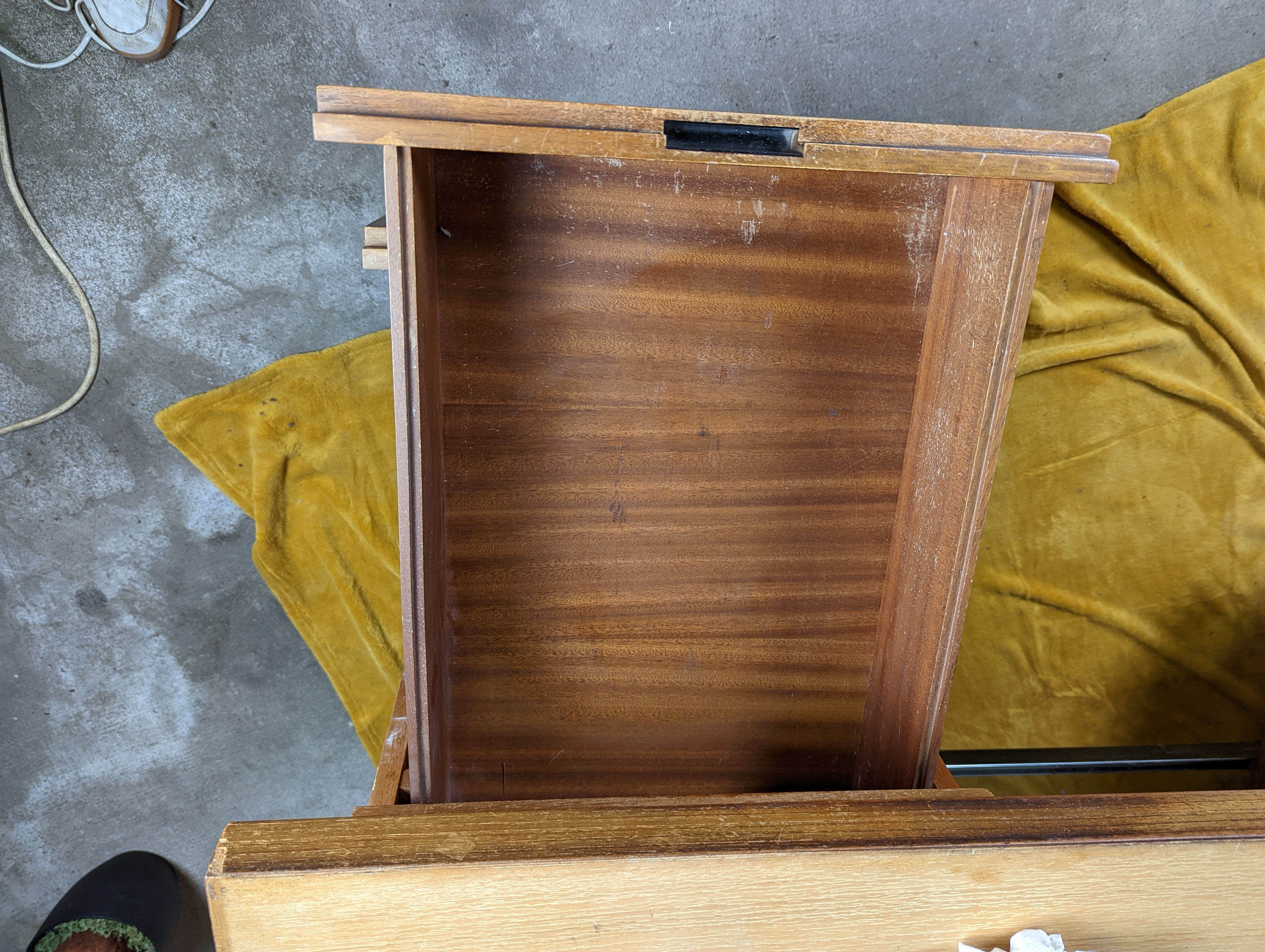 Minvielle desk in mahogany pierre guariche