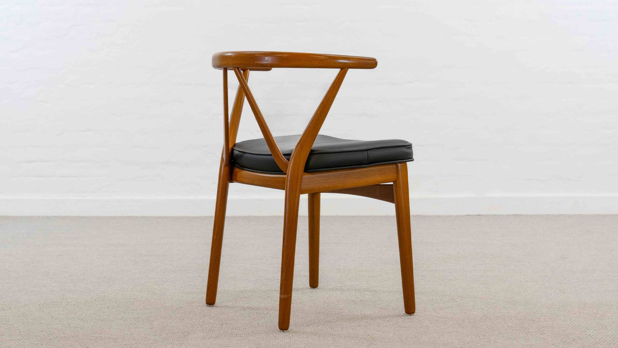Fauteuil modèle 255 de Henning Kjaernulf pour Bruno Hansen
