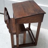 School boy's desk with sliding chair