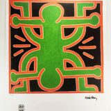 1990s Keith Haring Limited Edition Lithograph Numbered in Pencil (After)