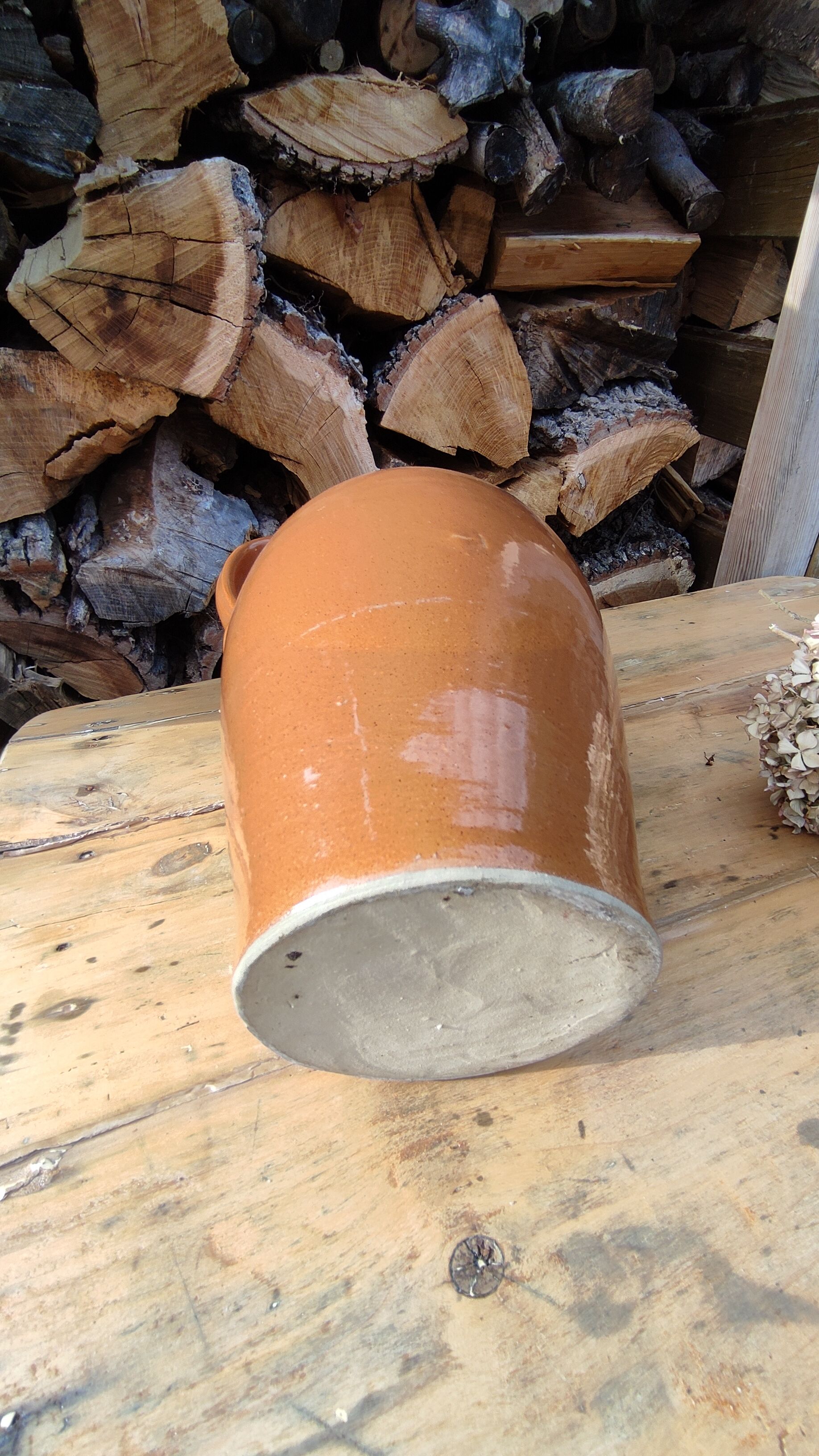 Terracotta jug, stoneware