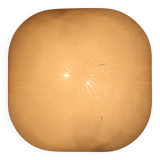 1970s Large Plastic Flush-Mount Light by Molin, Italy