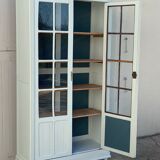 Glass-glazed Parisian wardrobe 1920