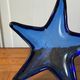 Blue glass catch-all trays