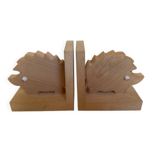 paire de serre livres - bois massif