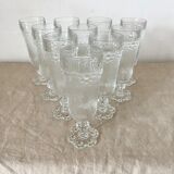Vintage champagne flutes