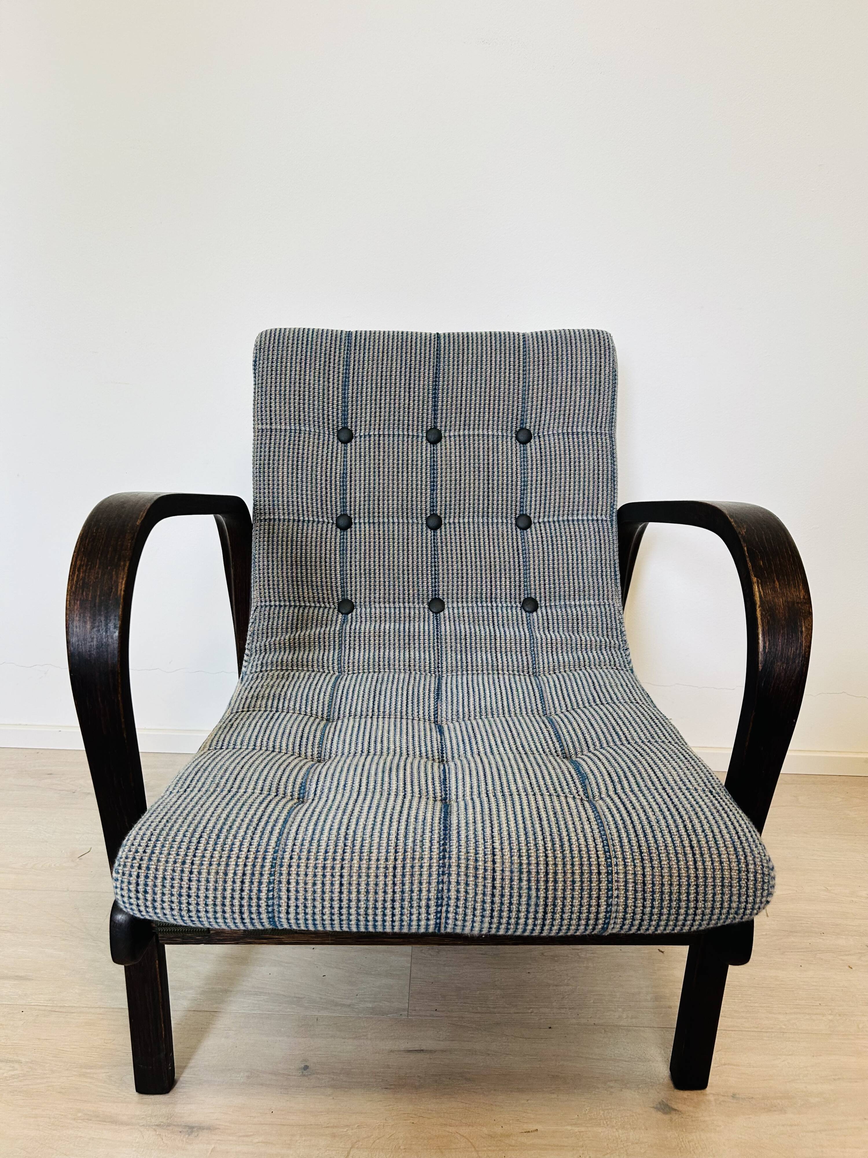 Vintage Lounge Armchair by Kropacek&Kozelka for Interior Prague, 1960’s