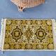 Tapis sarouk vintage moutarde