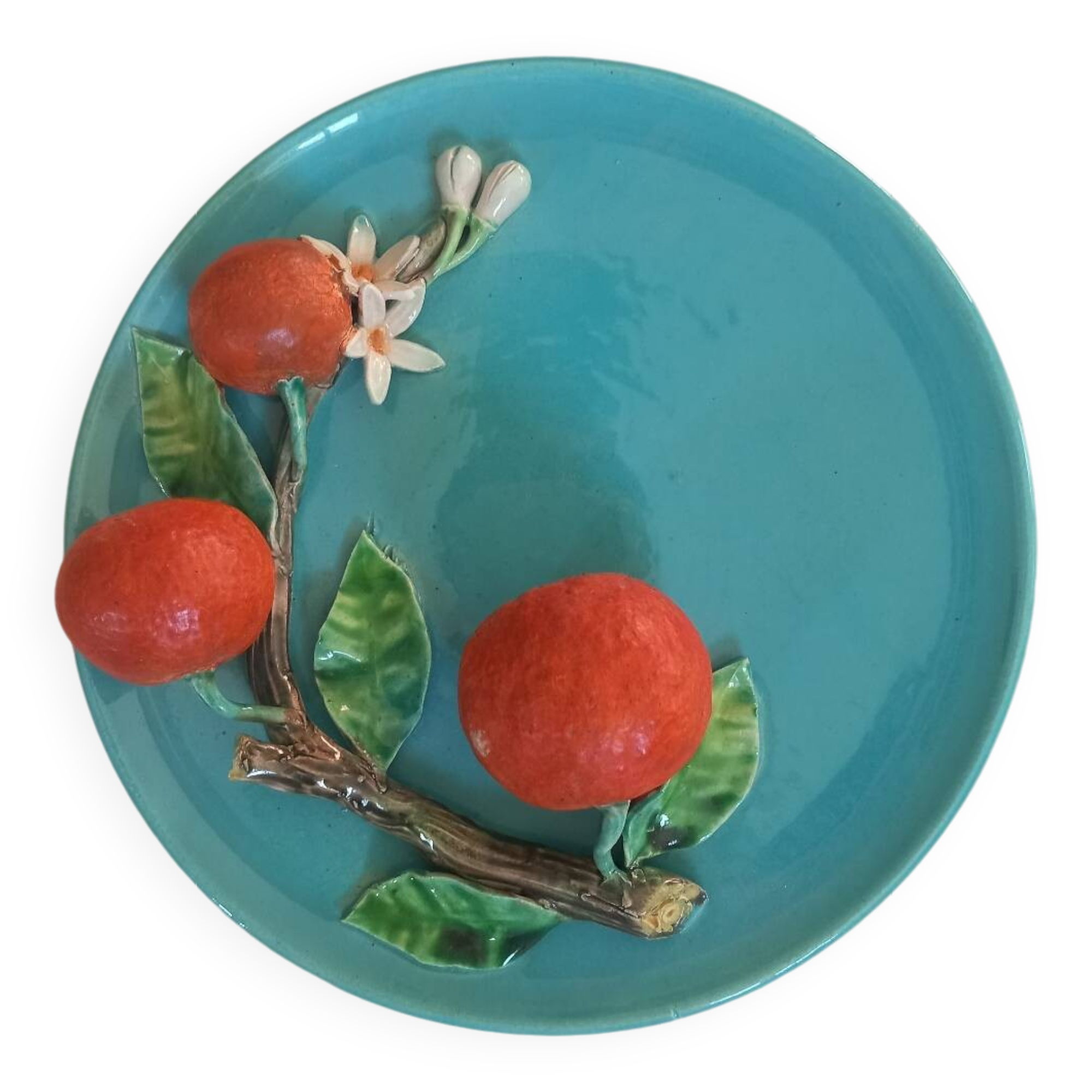 Perret Gentil trompe l'oeil barbotine plate