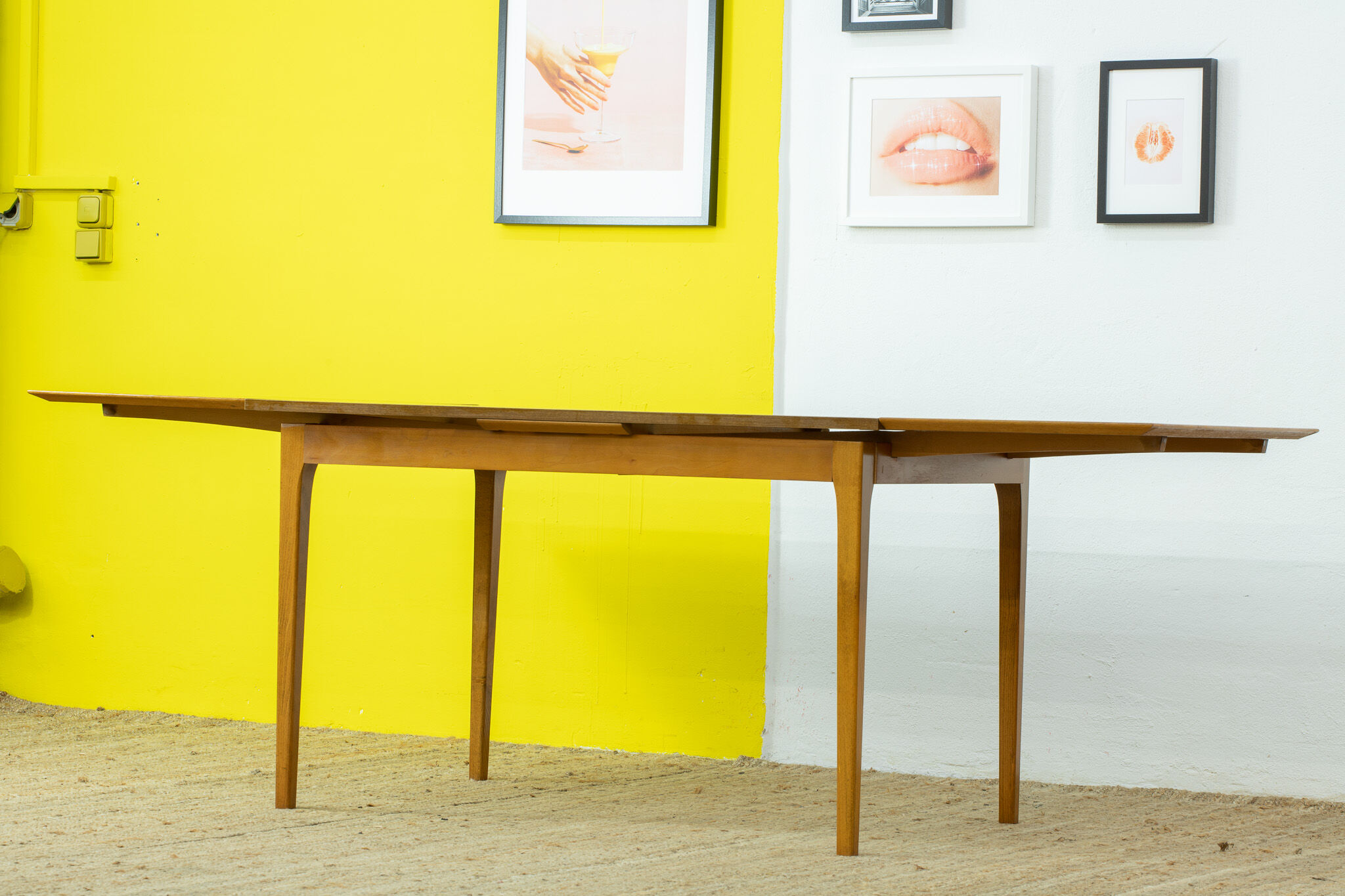 Vintage Scandinavian Table – 125 cm