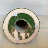 Handcrafted green cactus candle holders