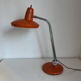 1960s vintage desk lamp Fase Faro Madrid orange - 52 cm