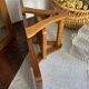 Art Deco wooden compartmented servant