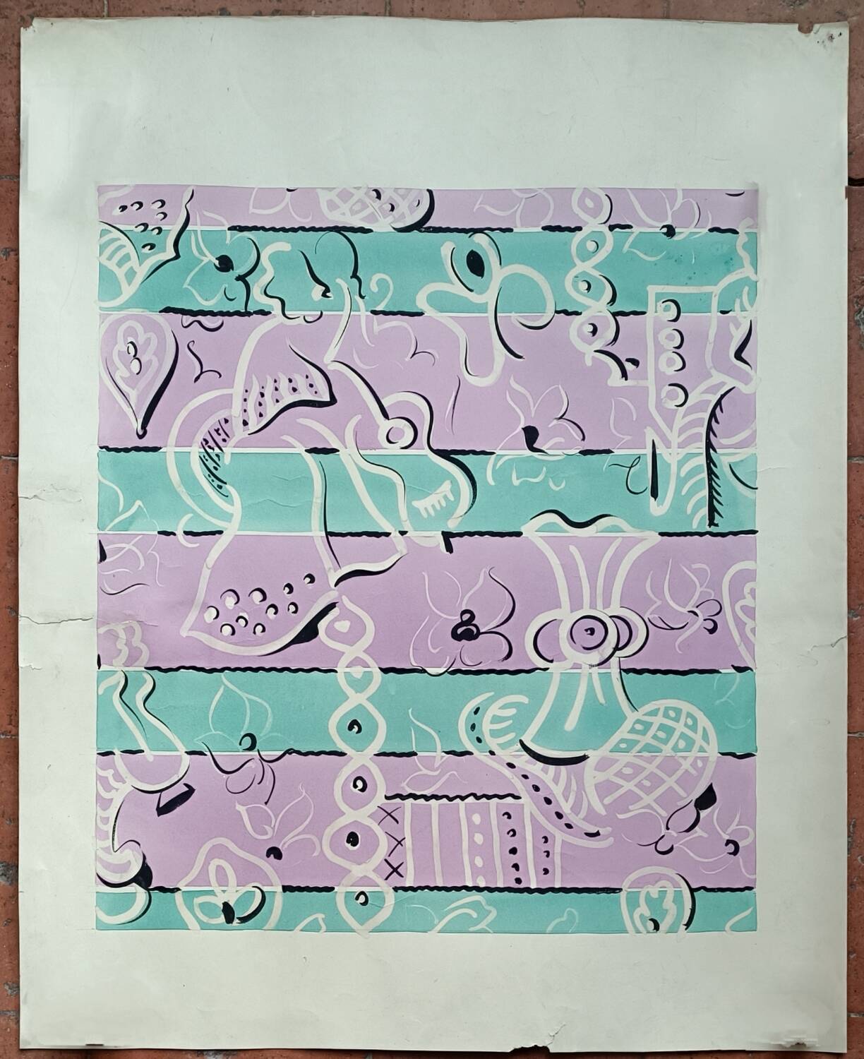 Textile design for silk