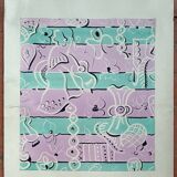 Textile design for silk