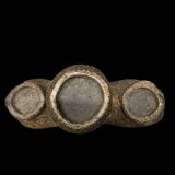 Ceramic candle holder from Quimper 1950 signed