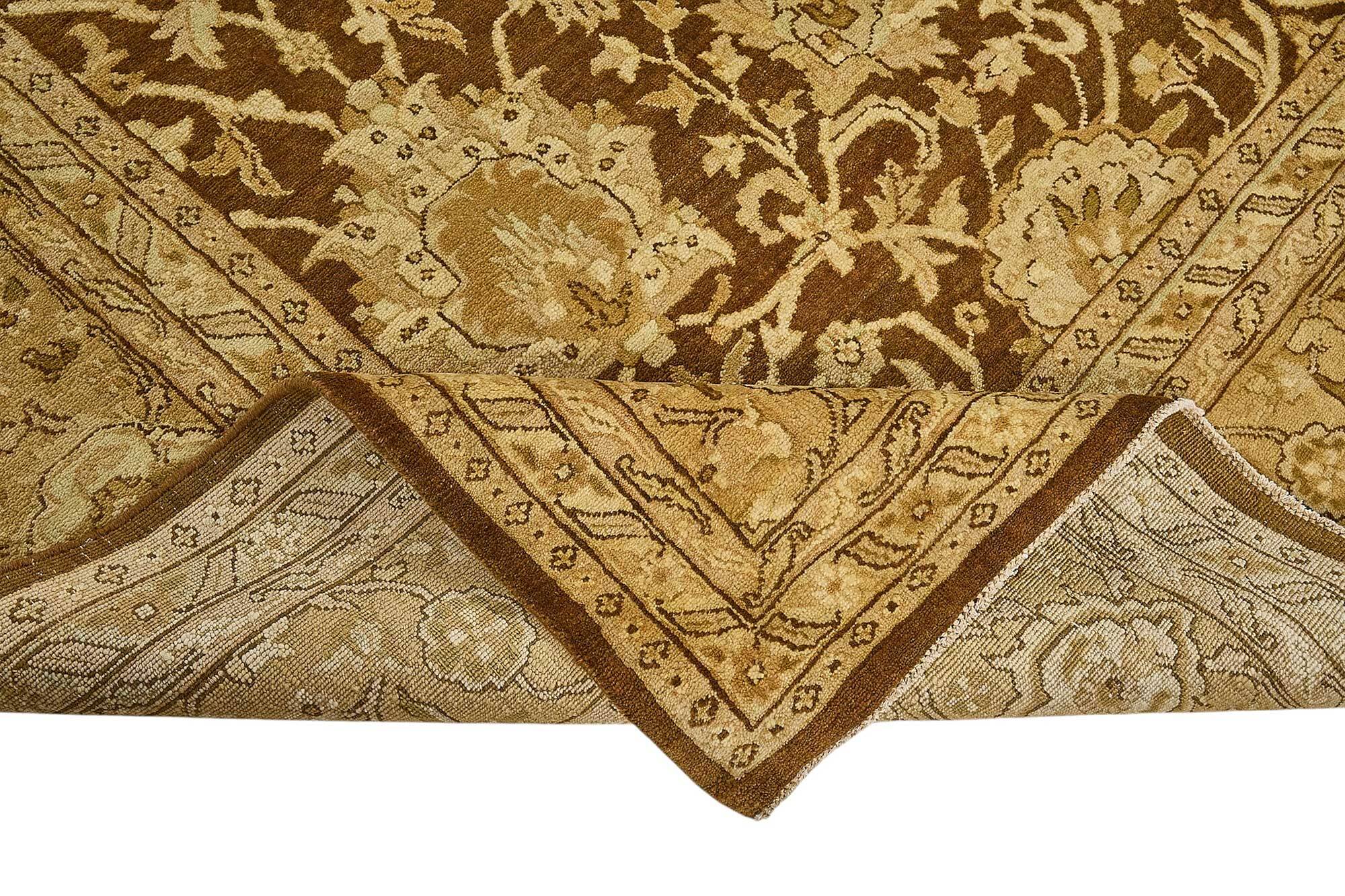 Turkish Handknotted Wool Oushak Rug 277 cm x 356 cm