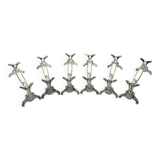 6 knife rests, "Chrysanthemum" model, from Maison Christofle