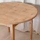 Table ronde pied fuseaux