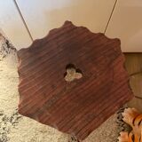 Vintage oak farmhouse stool