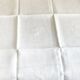 Lot of 10 ancient towels in damascus of lin, cotton, monogram