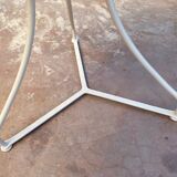 Wrought iron pedestal table