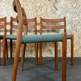 Chairs by Niels O. Möller for J.L. Moller's 60/70