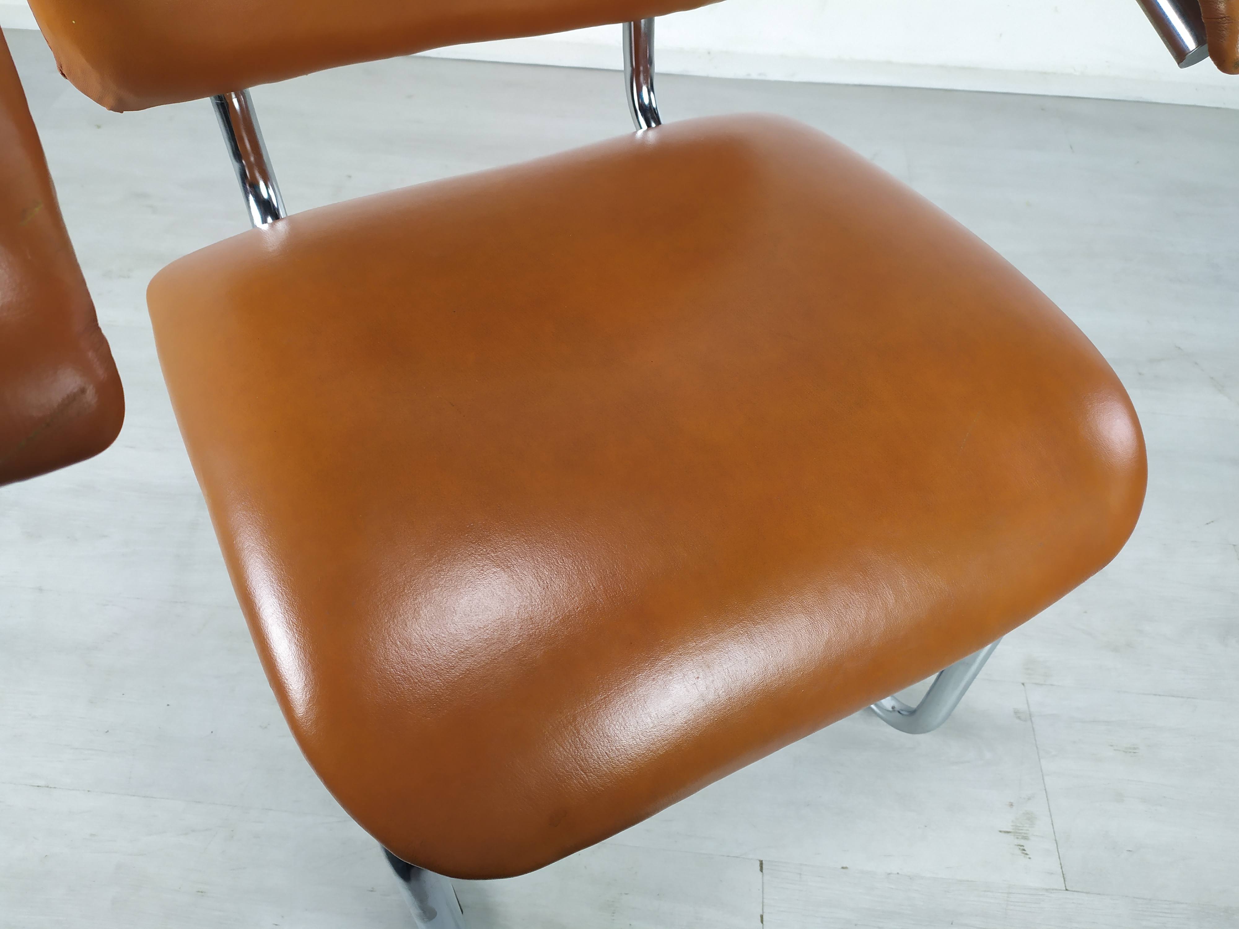 Leather armchair