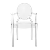 set of 2 x Louis Ghost armchairs Philippe Starck (Kartell)